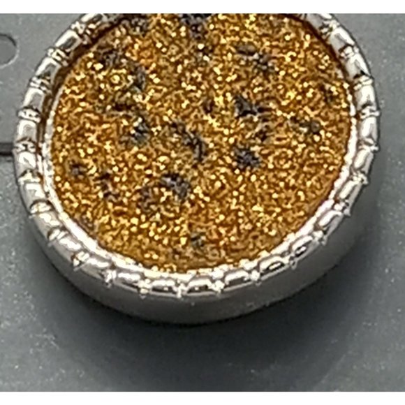 NEW Druzy Like Silver Tone Dressbarn Nickel Free Pierced Post Earrings - Picture 2 of 5